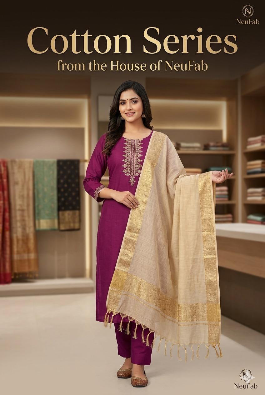 Cotton 3pc Suit