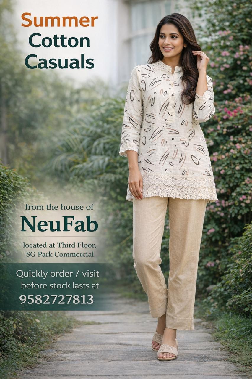 Khadi Cotton Pants and Cotton Top