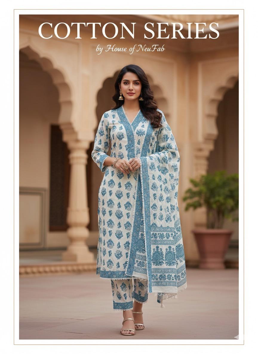 Cotton 3pc suit