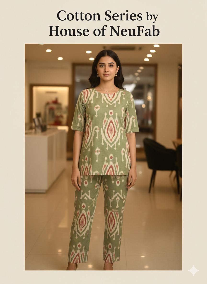 Cotton 2 pc suit